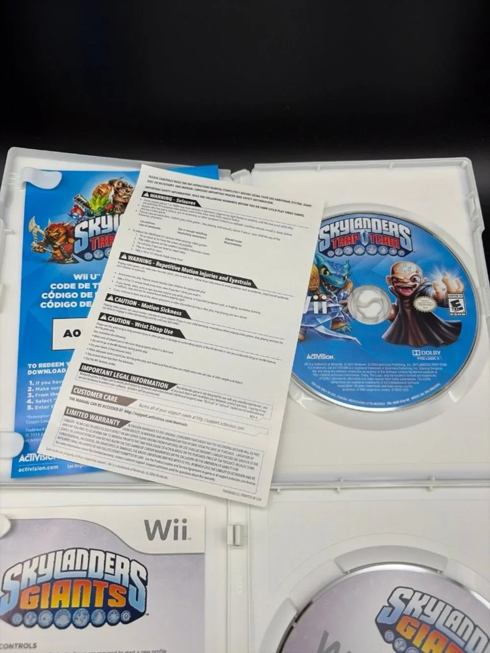 Skylander Swap Force, Trap Team & Giants Lot of 3 - Nintendo Wii, Complete CIB